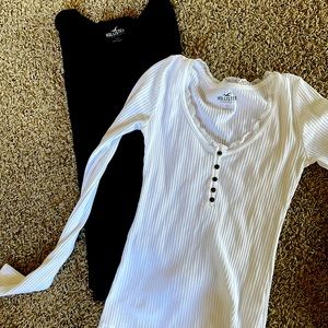 Hollister long sleeve tops. Size small